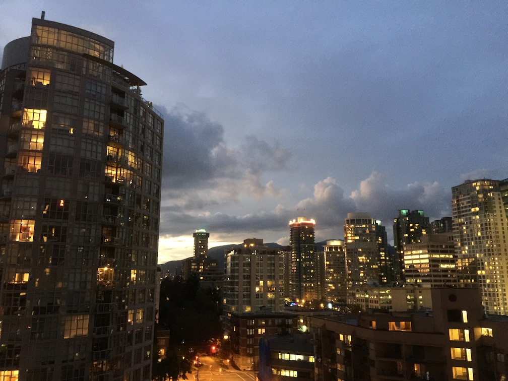 Vancouver at night