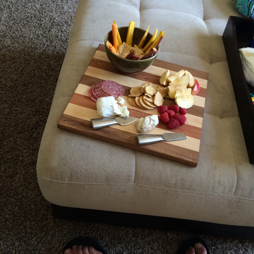 homemade cheese board