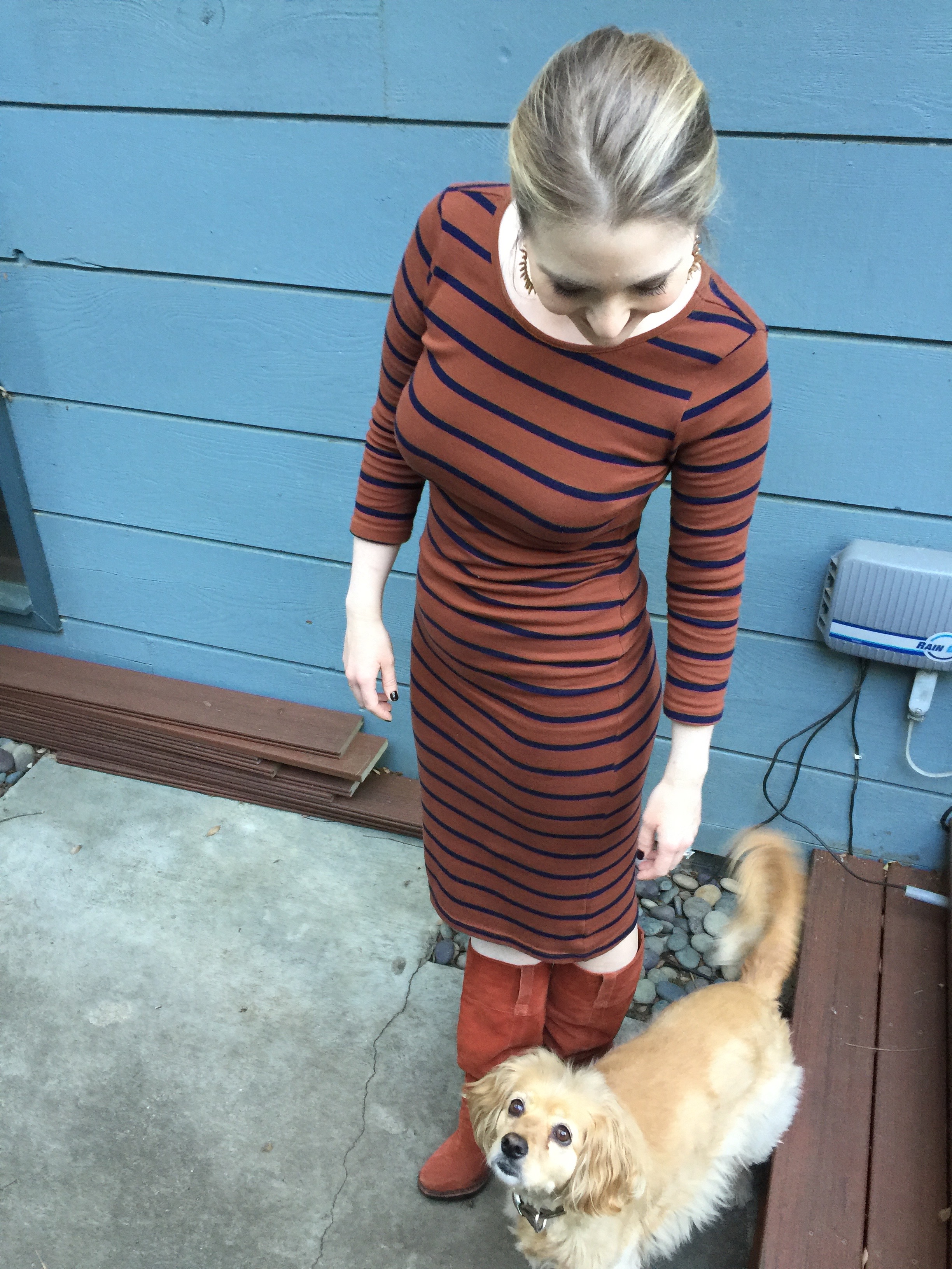 Stripey T-Shirt Dress