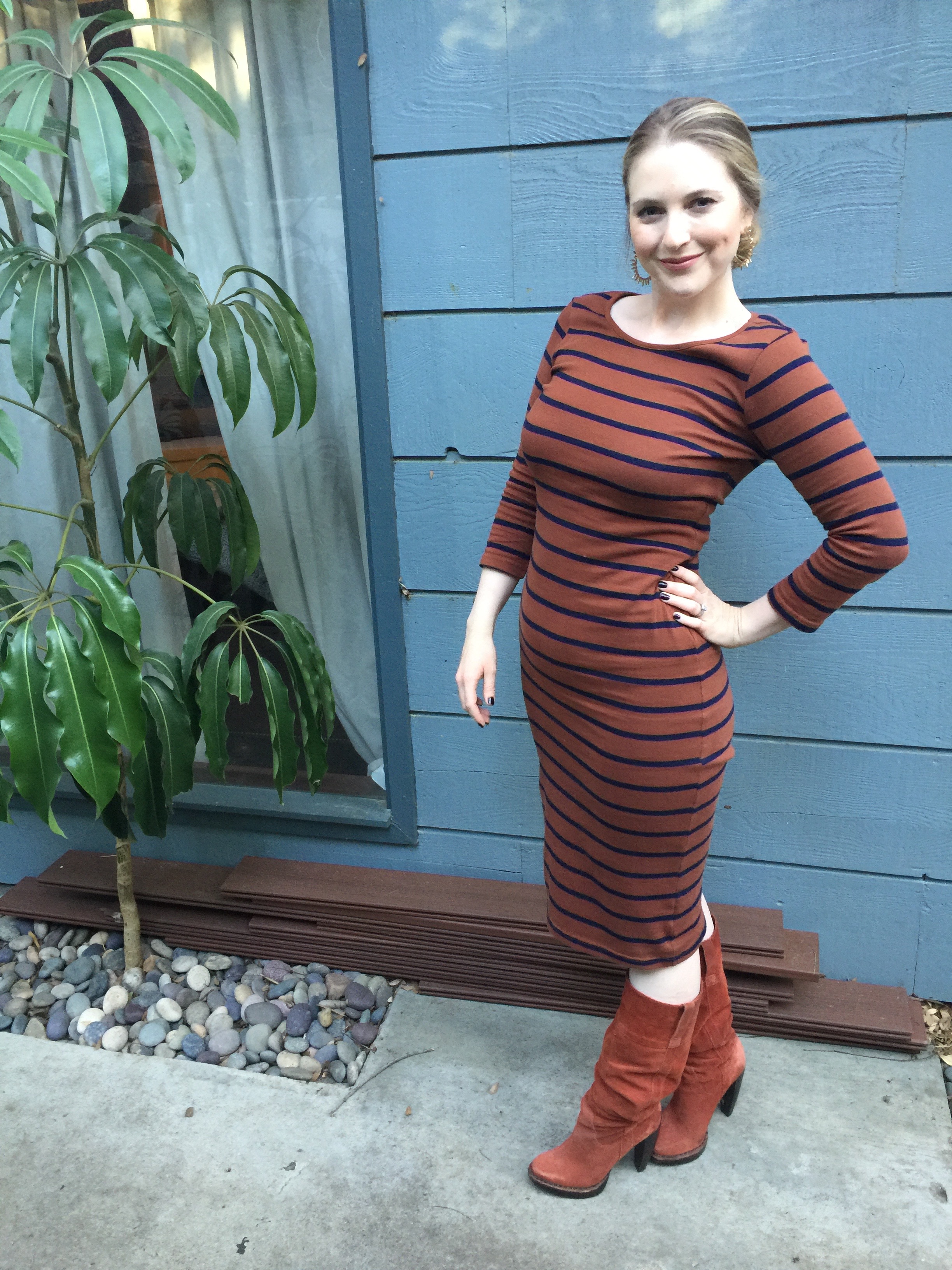 Stripey T-Shirt Dress